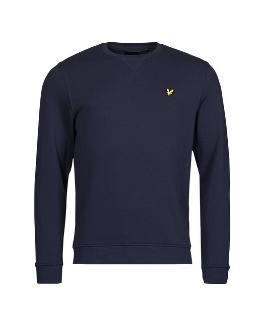 Lyle & Scott Blue Crew Neck Sweatshirt Sweatshirt for men