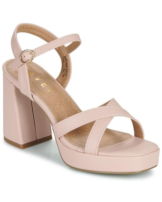 Ravel Metallic Heeled Sandals Farran