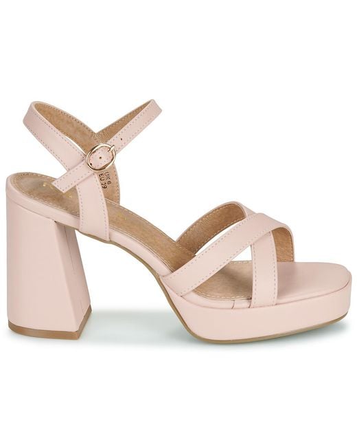 Ravel Metallic Heeled Sandals Farran