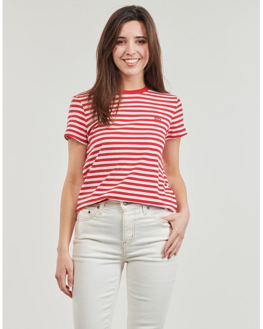 Levi's Red T Shirt Perfect Tee