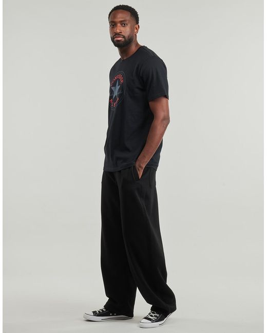 Converse Black T Shirt Chuck Patch Tee for men