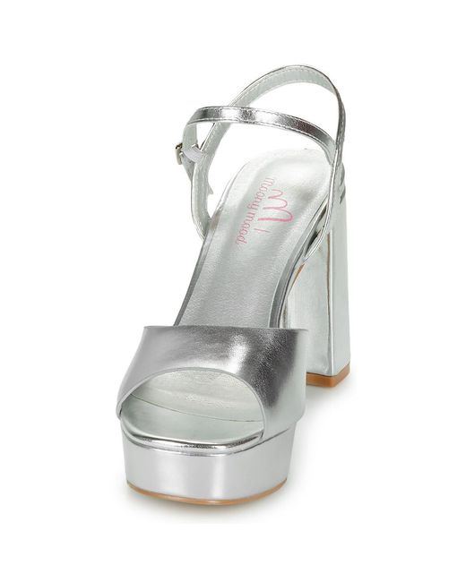 Moony Mood Metallic Heeled Sandals Gisele