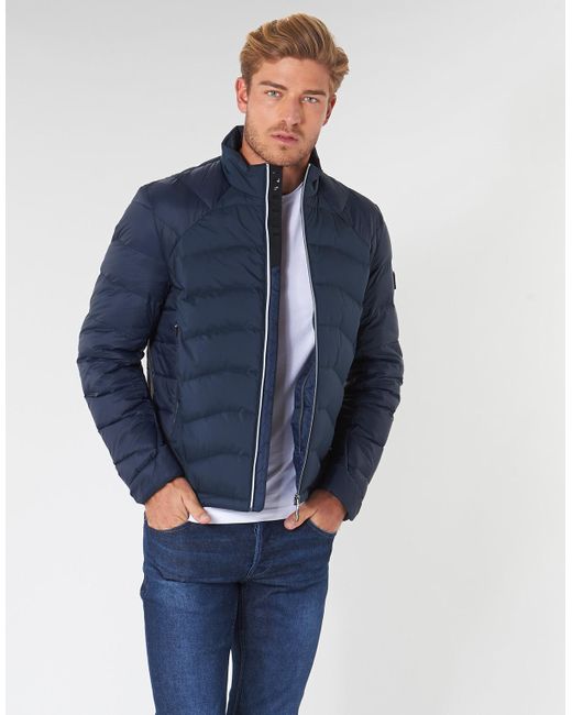 hugo boss blue puffer jacket