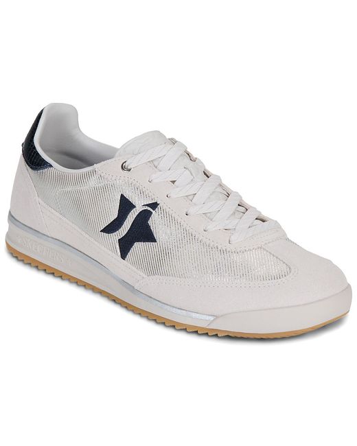Skechers White Shoes (trainers) Skx 92 Perfectly Shimmered
