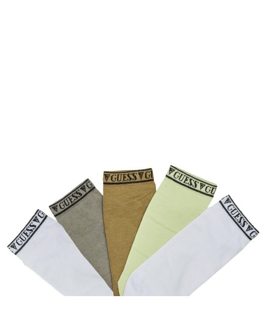 Guess Green Sports Socks Njfmb Sneakers Socks X5 for men