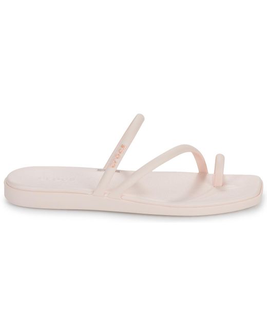 CROCSTM Pink Mules / Casual Shoes Miami Toe Loop Sandal