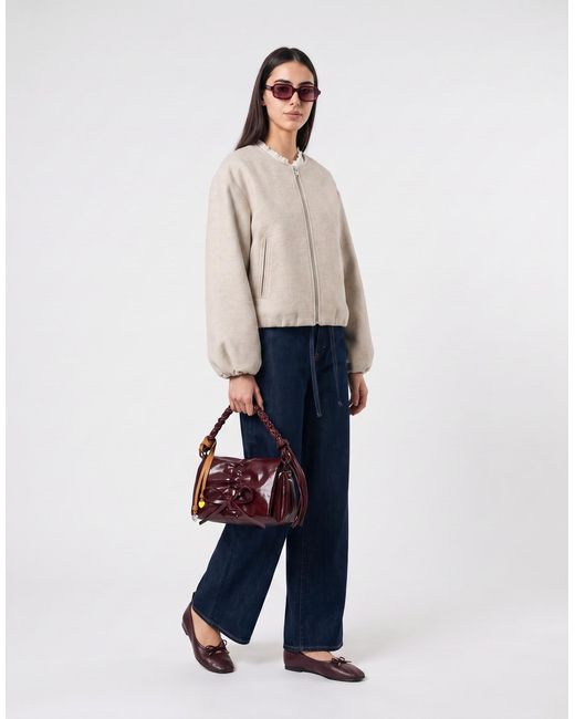 Vero Moda White Jacket Vmchloe Ls Bomber Jacket