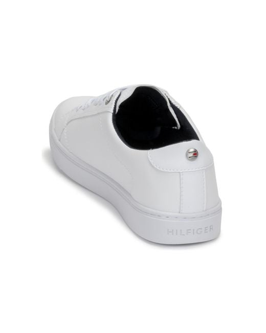 tommy hilfiger crystal leather casual sneaker