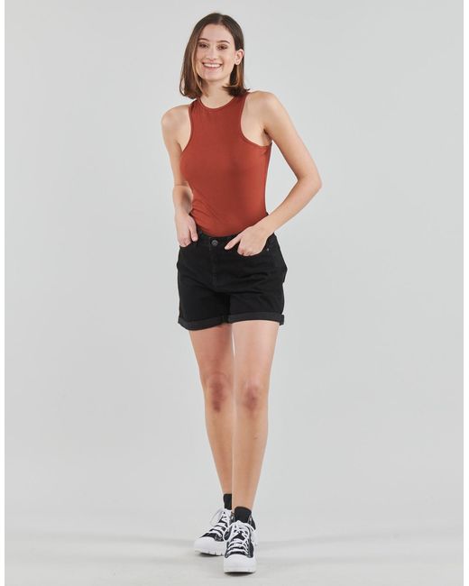 Noisy May Black Nmsmiley Shorts