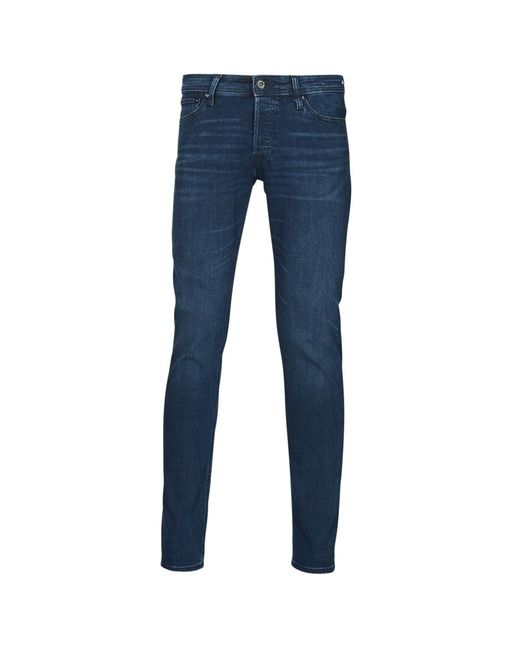 Jack & Jones Blue Jjiglenn Skinny Jeans for men