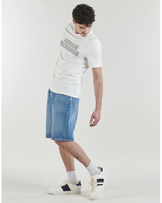 ARMANI EXCHANGE White T Shirt Xm002413 for men