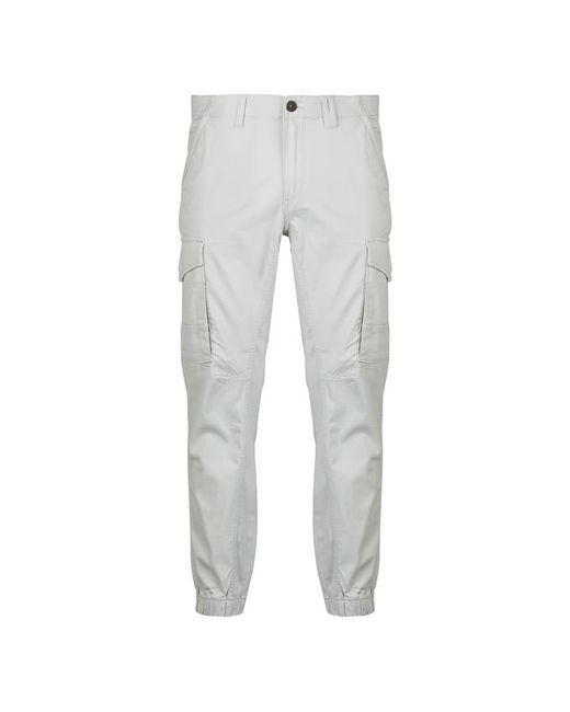 Jack & Jones Gray Cargo Trousers Jpstpaul Flake Cargo for men