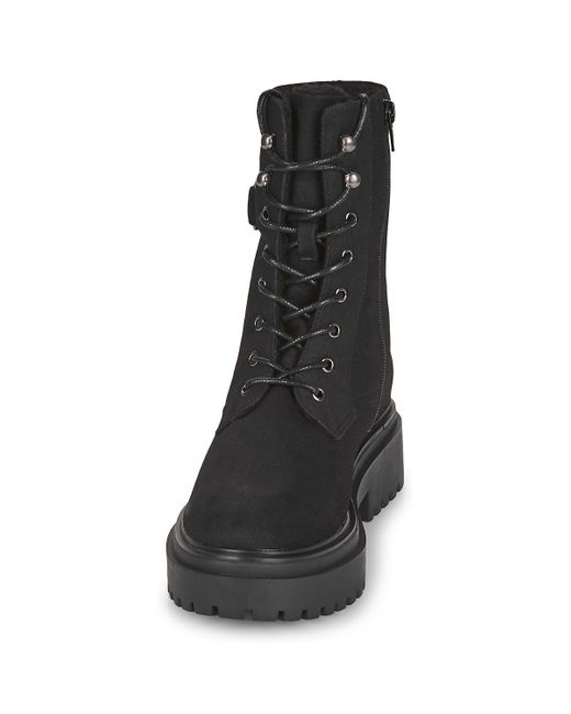 Moony Mood Black Mid Boots New07