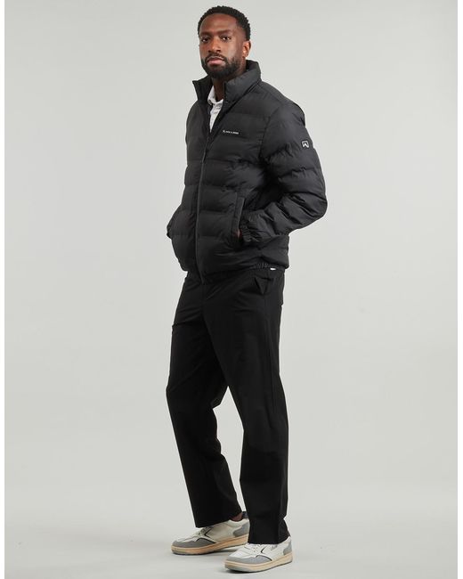 Jack & Jones Black Duffel Coats Jjalpes Heat Quilted Puffer for men