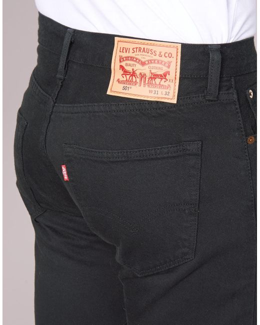 black levi 501 shorts mens
