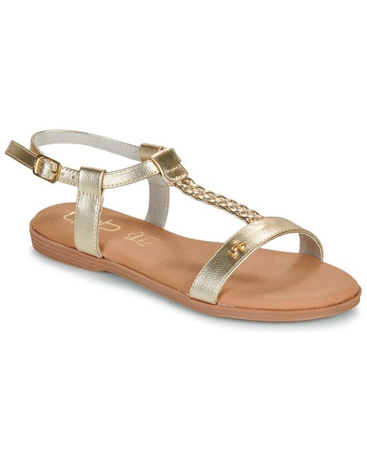 Les Petites Bombes Metallic Sandals Lie