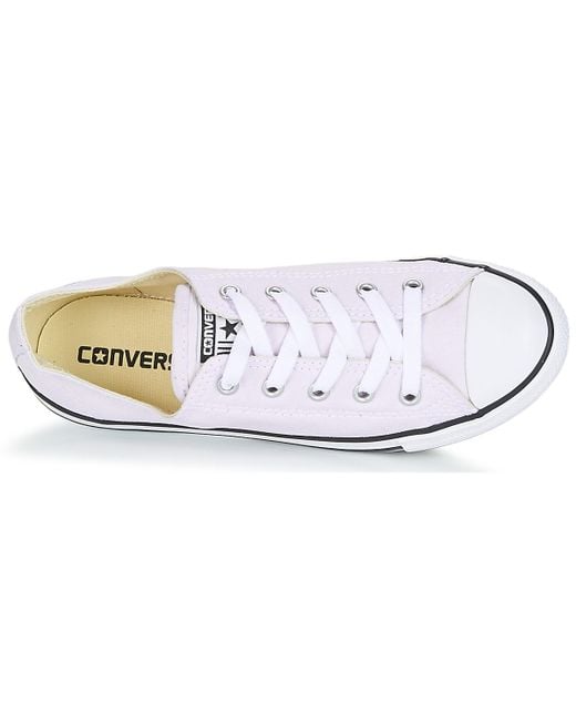 Converse Chuck Taylor All Star Dainty Ox Canvas Color Women's Shoes ( trainers) In Purple - Save 18% - Lyst
