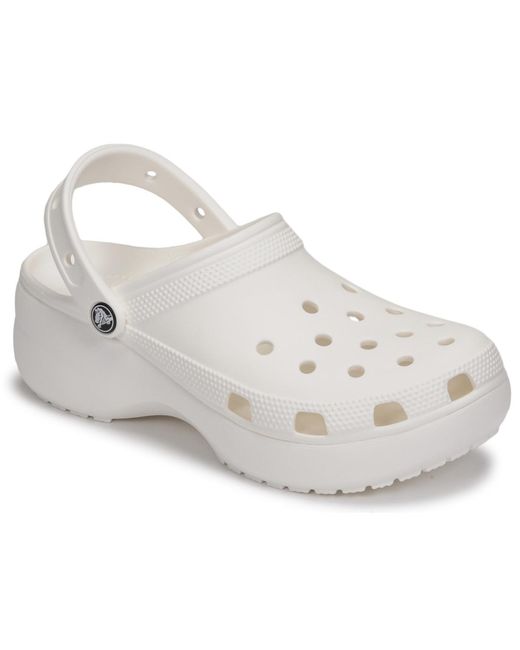 CROCSTM White Classic Platform Clog W Clogs (shoes)