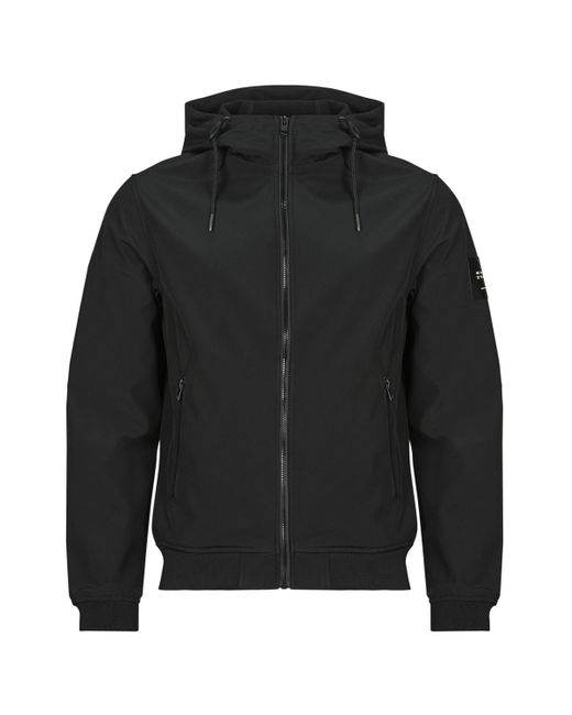 Jack & Jones Black Jacket Jjebasic Softshel for men