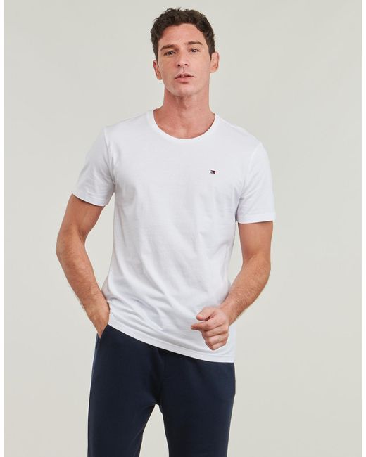 Tommy Hilfiger White T Shirt 3p Ss Tee X3 for men