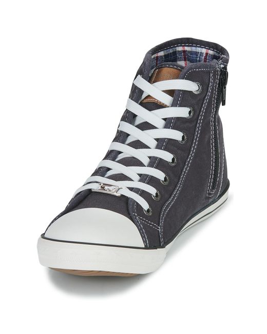 Mustang Blue Shoes (high-top Trainers) Gallego