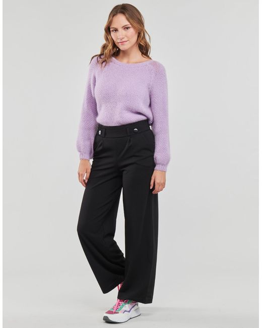 Jdy Black Wide-leg Trousers GEGGO New Long Pant Jrs Noos