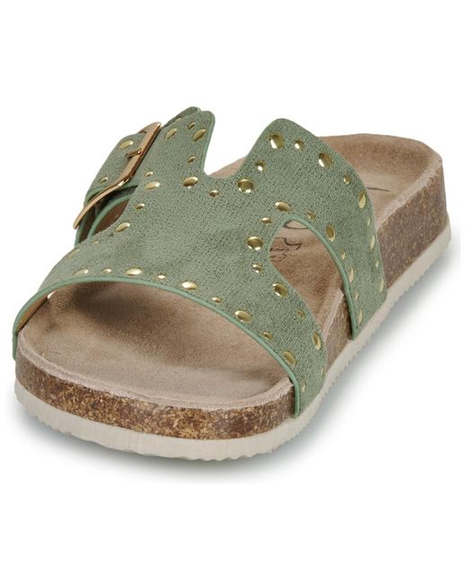 Les Petites Bombes Green Mules / Casual Shoes Neis