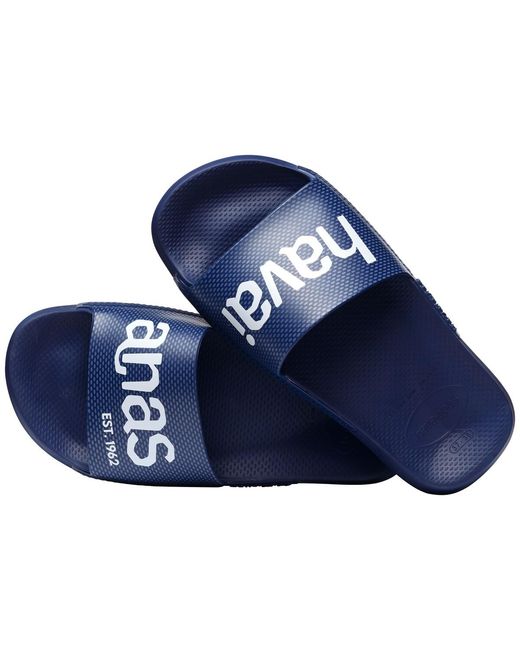 Havaianas Blue Mules / Casual Shoes Slide Classic Logomania