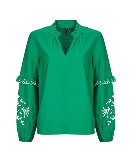 Vero Moda Green Blouse Vmnoel