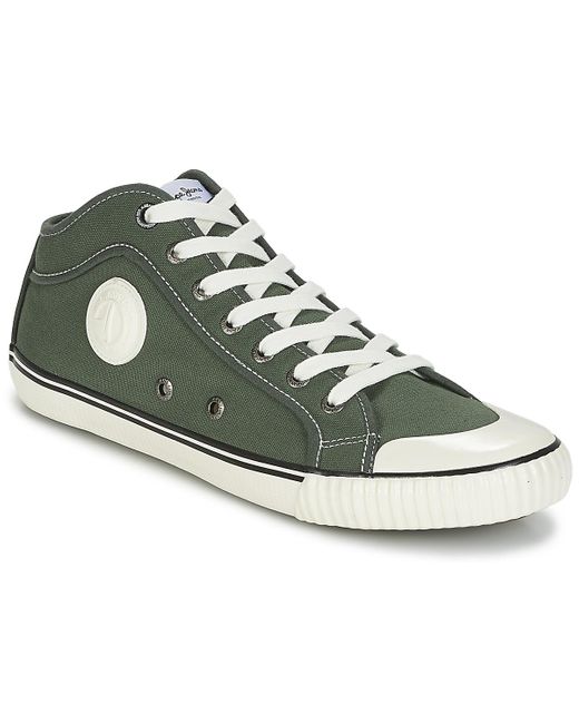 Pepe Jeans Industry 1973 Men's Shoes (high-top Trainers) In Green for men