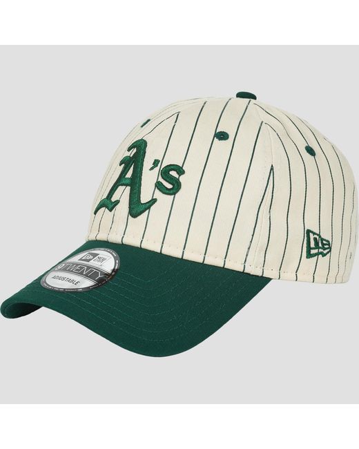 KTZ Green Cap Pinstripe 9twenty® Oakland Athletics Dkg