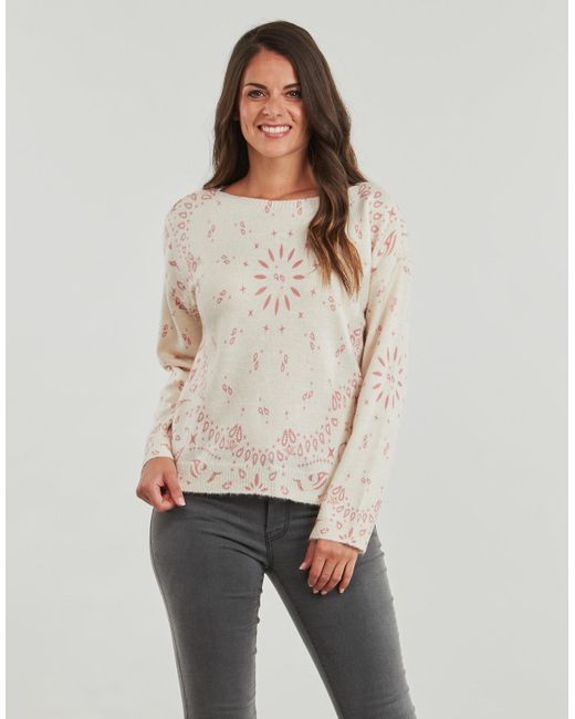 ONLY White Sweater Onlsanne