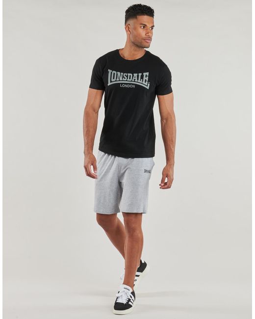 Lonsdale Black Tracksuits Moy for men