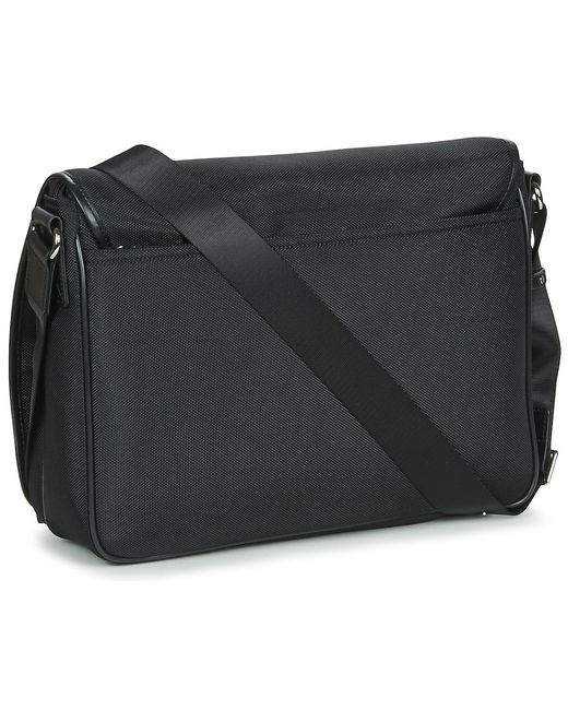 Hexagona Black Messenger Bag Worker for men