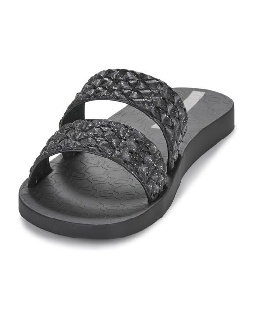 Ipanema Black Flip Flops / Sandals (shoes) Renda Ii Fem