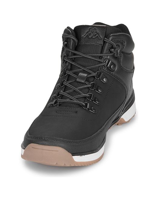Kappa Black Mid Boots Logo Monsi Mid for men