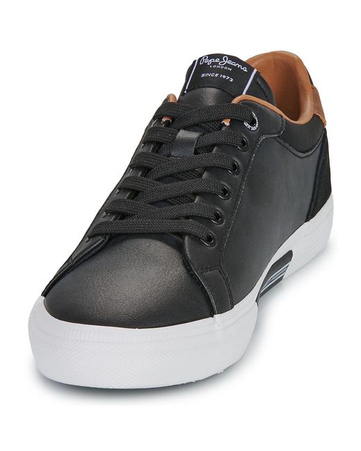 Pepe Jeans Black Shoes (trainers) Kenton Court M for men