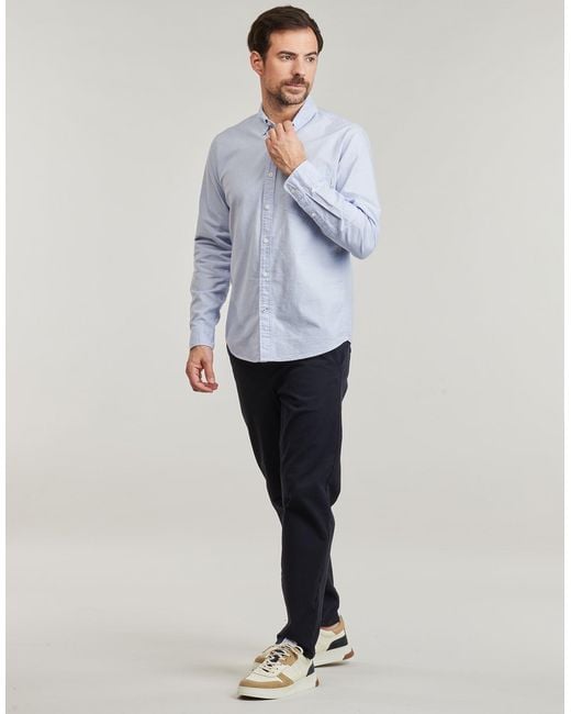 Pepe Jeans Blue Long Sleeved Shirt Andrew for men