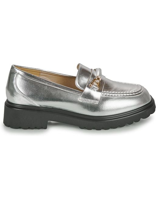Moony Mood Gray Loafers / Casual Shoes New09