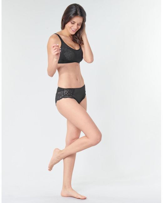 Triumph Black Fit Smart Triangle Bras And Bralettes