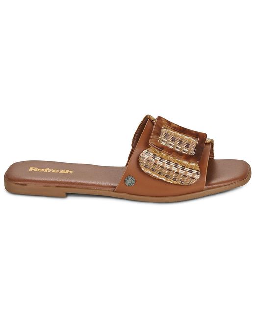 Refresh Brown Mules / Casual Shoes 175029