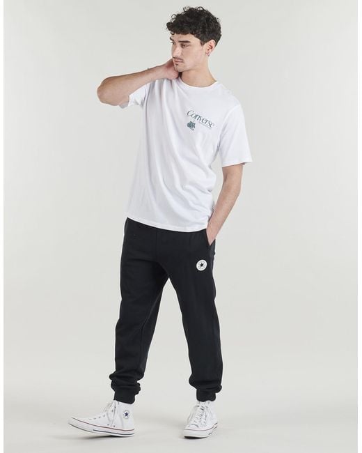 Converse Black Tracksuit Bottoms Chuck Patch JOGGER for men