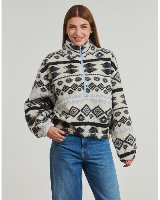 ONLY Gray Fleece Jacket Onljanne