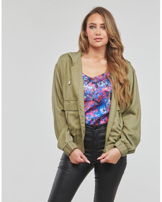 ONLY Green Jacket Onlkenya Life Utility Hood Jacket