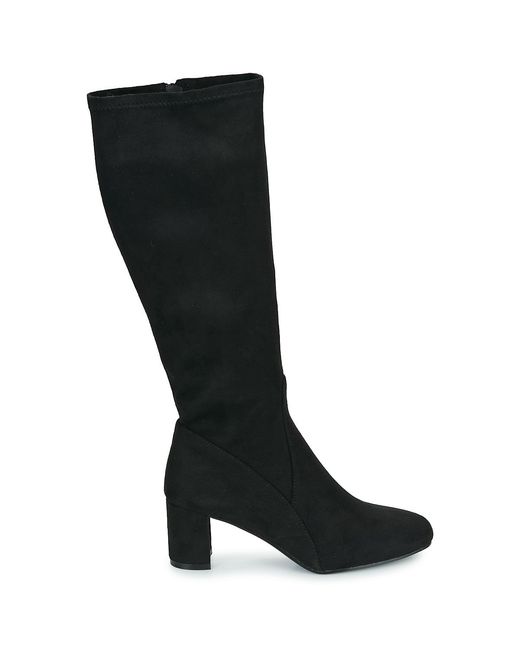 Moony Mood Black Heeled Boots Lexi