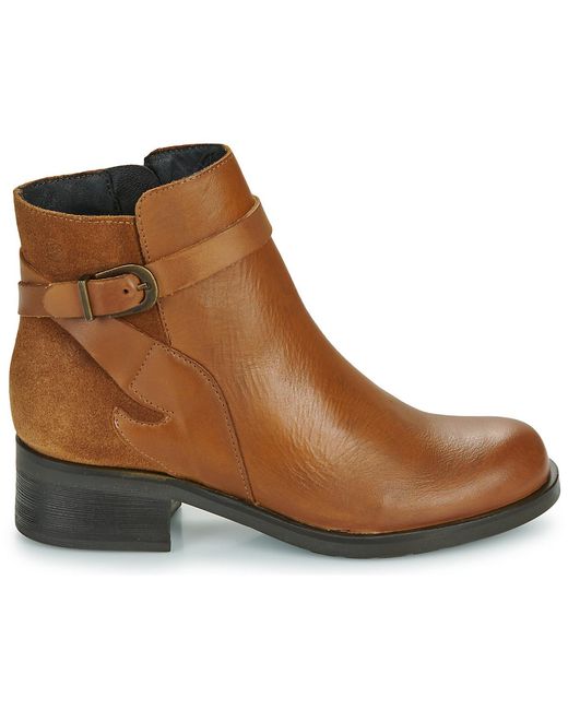 Betty London Brown Heyley Mid Boots