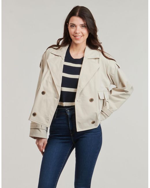Vero Moda Natural Trench Coat Vmmanonclara