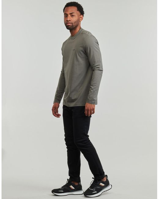 Boss Gray Long Sleeve T-shirt Tee Long for men