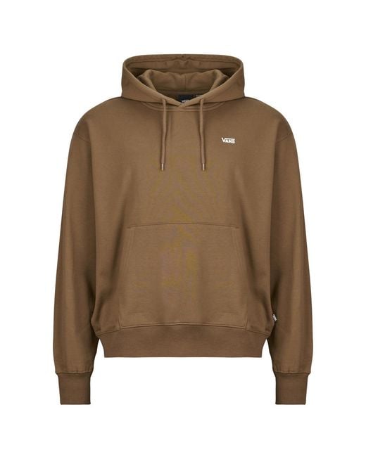 Vans Brown Hoodies Left Chest Pullover for men