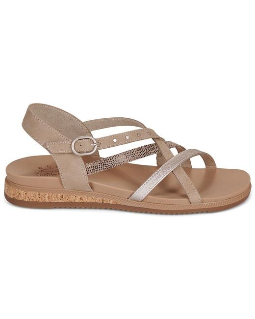 Skechers Brown Flat Sandals Desert Kiss Low